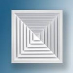 4-way Square Ceiling Diffuser